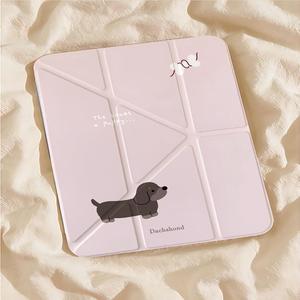 Puppy Nhà Cho iPad Pro 11 Inch Không Khí 7 2024 2025 Thế Hệ Mới A16 Phẳng Acrylic Bảo Vệ Trường Hợp Với Tư Nhân Khuôn - Product Image 3