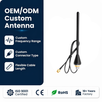 Antenne WiFi double bande 2,4 GHz 5 GHz pour armoire, interface filetée, gain élevé 5 dBi, étanche IP67, montage à vis omnidirectionnel pour routeur IoT