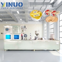 Machine automatique de remplissage et de scellage de gobelets pour sauce cacahuète, machine de remplissage de gobelets pour sauce dips, machine d'emballage de gobelets pour sauce ketchup