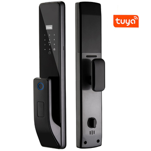 Aiendi khách sạn khóa an ninh kỹ thuật số mật mã thẻ RFID tuya <span class=keywords><strong>Wifi</strong></span> <span class=keywords><strong>App</strong></span> vân tay Keyless khóa cửa thông minh <span class=keywords><strong>Wifi</strong></span> máy ảnh - Product Image 1