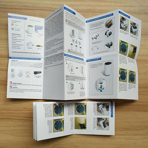 Folletos de papel artístico personalizados más vendidos, carteles de colores, folletos impresos en offset, estilos de formas personalizadas resistentes a la intemperie - Product Image 6