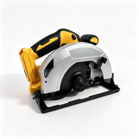 Scie circulaire sans fil rechargeable 20V 185mm sans balais avec réglage, compatible avec les batteries DeWalt, pour le travail du bois