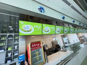 Trong nhà thang máy treo tường kỹ thuật số biển hẹp bezel màn hình 43 inch Màn hình <span class=keywords><strong>LCD</strong></span> quảng cáo hiển thị Android cho nhà hàng - Product Image 6