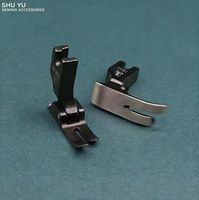 Pied presseur SY-351 en acier titane noir de haute qualité pour machine à coudre plate industrielle, universel pour tissus épais