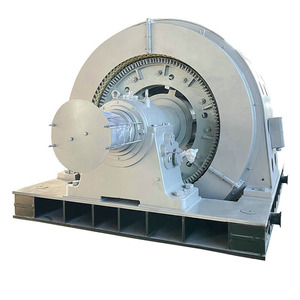 Moteur à rotor bobiné de grande taille série YR avec roulements montés sur base pour applications industrielles lourdes - Product Image 1