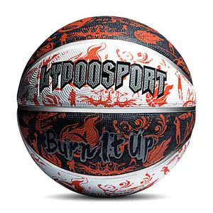 Il prezzo all'ingrosso personalizza il tuo design logo picture size 7 pallacanestro gonfiabile di moda per sport indoor all'aperto