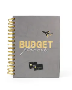 Planificador de presupuesto personalizado de tapa dura A5, diario en espiral, organizador de dinero, rastreador de gastos, Bloc de notas, libros para ahorrar dinero