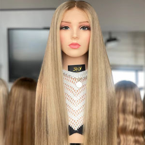 วิกผมมนุษย์ผ้ากำมะหยี่บริสุทธิ์13*5 HD งานเย็บปะติดลูกไม้ใสสำหรับผู้หญิงผมร่วงดีไซน์ใหม่2025 - Product Image 1