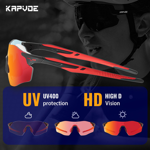 KAPVOE-<span class=keywords><strong>Lunettes</strong></span> de soleil <span class=keywords><strong>photochromiques</strong></span> pour le cyclisme, <span class=keywords><strong>lunettes</strong></span> de sport, vtt pour hommes et femmes, 2024 - Product Image 4