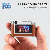 Appareil photo compact pour enfants Rollei Small Vintage, en plastique, FHD 1080P, écran couleur 0,96 pouce, capteur CMOS 2MP, enregistrement avec flash.