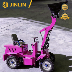 Chargeuse articulée compacte écologique, capacité 650 kg, mini-chargeuse sur roues pour usage domestique, véhicule <span class=keywords><strong>utilitaire</strong></span> fiable pour le jardin - Product Image 1