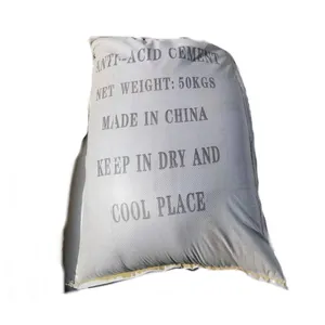 High Temperature Refractory Mortar Cement Acid Resistant Mortar For Acid Proof Brick Laying