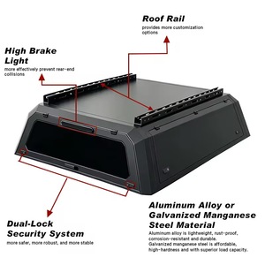 Cubierta Impermeable de Aluminio para Camioneta, Tipo Camper Ute, para GMC Sierra/RAM1500/Toyota Tundra de 6.5 pies, Modelos <span class=keywords><strong>2013</strong></span>-2026 - Product Image 3