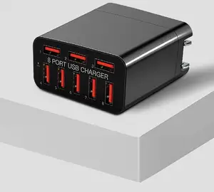 2023 en çok satan 8-port Usb taşınabilir şarj güç 40W çok portlu şarj duvar