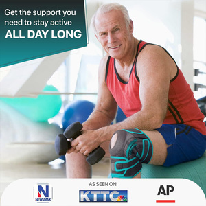 Penjepit lutut berengsel medis Neoprene berkualitas tinggi penghilang nyeri dengan penstabil samping penjepit lutut dapat disesuaikan - Product Image 3