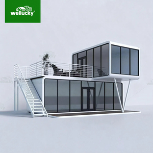 Casa Modular de 20, 30 y 40 pies <span class=keywords><strong>en</strong></span> <span class=keywords><strong>Alquiler</strong></span>, Venta Directa de Fábrica, Cabaña Tipo Apple para Vivir con Baño y Cocina, Lista para Habitar - Product Image 1