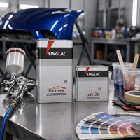 Revêtement transparent multifonctionnel automobile à haute teneur en solides 1288 pour l'entretien général des véhicules et la réparation de carrosserie