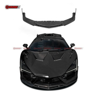 ชุดแต่งลิ้นหน้าคาร์บอนไฟเบอร์แห้งสไตล์ DK สำหรับ Lamborghini Revuelto รุ่นอัพเกรด ขายส่ง - Product Image 1