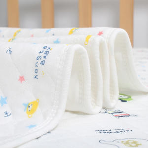 Tapis à <span class=keywords><strong>langer</strong></span> réutilisable pour bébé Couche-culotte pour nouveau-né en coton Tapis de jeu imperméable Tapis à <span class=keywords><strong>langer</strong></span> - Product Image 4