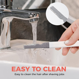 Dos tipos de cuchillos de corte de cejas de longitud ajustable con retráctil y extensible Conveniente <span class=keywords><strong>para</strong></span> afeitar las cejas JJF04 - Product Image 6