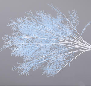 SN-M027 Accueil Plafond <span class=keywords><strong>Faux</strong></span> Fleur Plante 90cm Champagne Bleu De Mariage Décoratif Artificielle Rime Herbe - Product Image 3