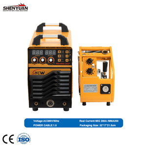 เครื่องเชื่อม SHENYUAN MIG/MMA-350F แบบพกพา กระแสสูง พร้อมระบบ IGBT 220V สภาพใหม่ - Product Image 3