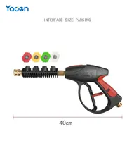 Yaoen-pistola de agua de espuma para lavado de coches, pistola de agua, rociador de riego de jardín, lanza de espuma de nieve