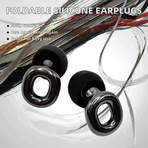 Protectores Auditivos Plegables y Reutilizables de ABS Tipo Diadema, Reducción de Ruido de Bajo Nivel, Protección Auditiva para la Comunicación Social - Product Image 2