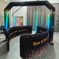 Cabine vidéo numérique 360° à télécommande automatique pour événements, installation facile, location pour mariages et entreprises