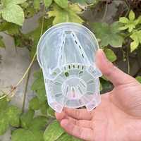 Pot bunga plastik bening murah