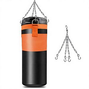 Sac de frappe professionnel de haute qualité, robuste, avec coutures renforcées et remplissage de sable haute densité pour une pratique intense de la frappe. - Product Image 1