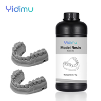 Resina Sintética YIDIMU para Impresión 3D Dental, 1 kg, para Impresora 3D LCD UV 405nm, Venta al Por Mayor