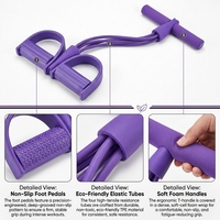 Appareil de résistance à propulsion pédale pour sit-up, équipement de fitness, sangle d'extension, corde de résistance pour épaules dégagées