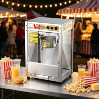 Machine à Popcorn Industrielle Professionnelle pour Grandes Salles et Usage Commercial