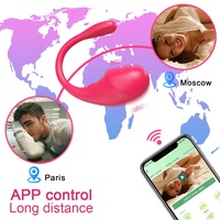 Heiß verkaufte APP-Fernbedienung Eierförmige Vagina-Kugeln Bullet Vibrator Sexspielzeug für Frauen Sprung-Ei Höschen-Vibratoren Erwachsenenspielzeug