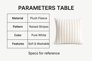 <span class=keywords><strong>Funda</strong></span> de cojín cuadrada nórdica de piel de conejo con rayas verticales de color liso estilo INS, técnica tejida, con cremallera, ¡la más vendida! - Product Image 4