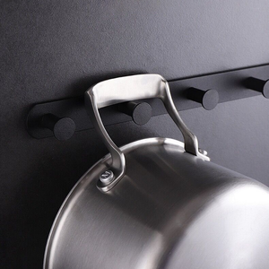 Nhà Máy bán hàng trực tiếp của New Hợp kim nhôm móc áo cửa phía sau móc áo phòng tắm và nhà bếp móc và phòng tắm móc - Product Image 3