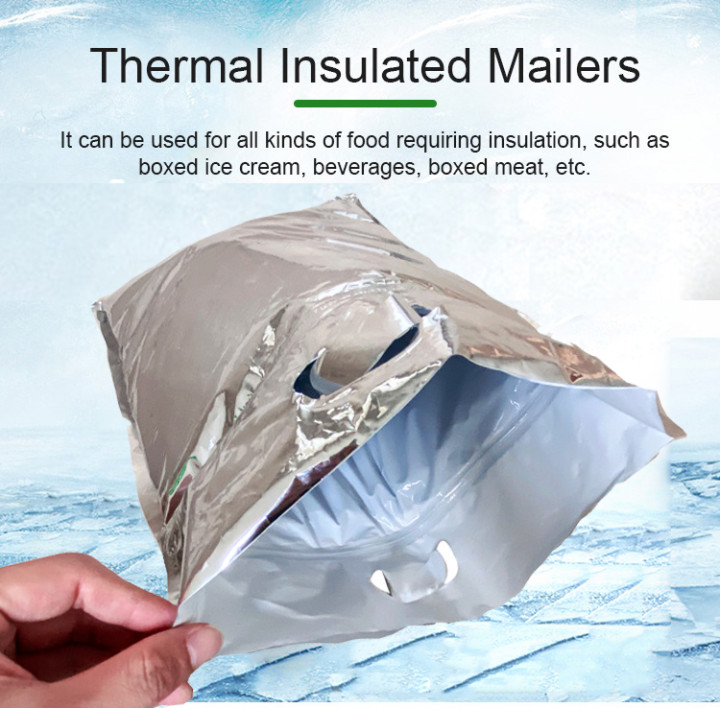 Zip Lock Foil Thermal Sandwich Bags, Reusable Insulated Easy Closure Hospital Medicine, Wine Insulated Bag