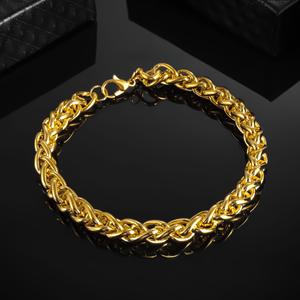 Nueva pulsera de una sola <span class=keywords><strong>quilla</strong></span> de acero inoxidable para hombres hip hop Street fábrica al por mayor - Product Image 5