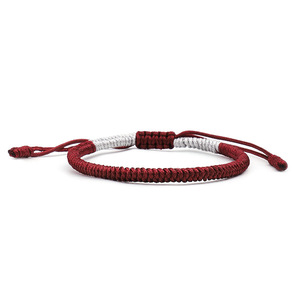 <span class=keywords><strong>Bracelet</strong></span> Macramé Tressé Bouddhiste Tibétain Fait Main Porte-Bonheur, Réglable, Unisexe, pour Yoga, Idéal Cadeau Vintage - Vente Flash - Product Image 5