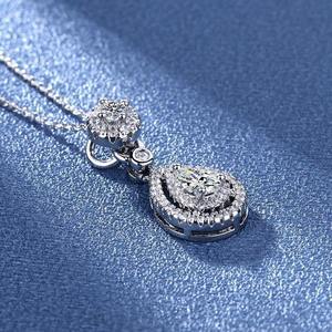 Collana con Pendente a Goccia per Donne, Gioiello Classico da Matrimonio alla Moda - Product Image 2