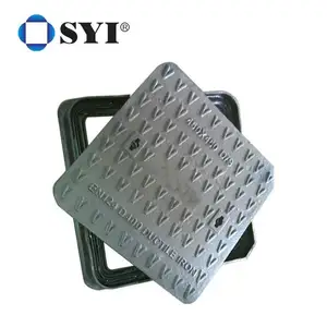 En124 D400 Ductile Iron Manhole Cover Square Cast Iron Well Cover