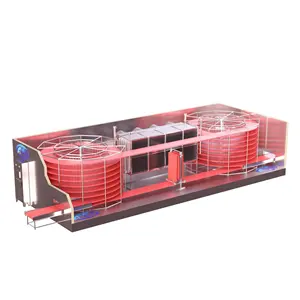 AMF Fast And Convenient IQF Spiral Quick Freezing Machine For Cooling Vegetable/meat/seafood