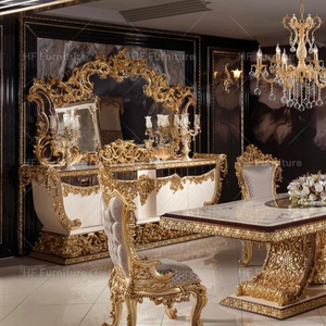 Armadietto della credenza Dubai di Design turco di lusso in legno intagliato antiche madiere Buffet armadi - Product Image 4