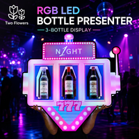 Richshining Nouveauté : Présentoir LED pour Bouteilles, Idéal pour Clubs de Nuit, Bars Extérieurs, Salons de Noël, et Présentation VIP
