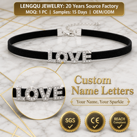 Collier ras du cou hip-hop personnalisé en velours et strass scintillants, unisexe, pour le quotidien, les fêtes et les rendez-vous – Vente chaude