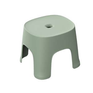 Tabouret en plastique pour enfants, siège de douche épaissi antidérapant, vert - Product Image 1