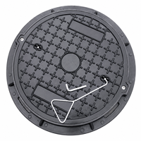 Couvercle de manhole en composite de résine renforcée de fibre de verre, fourni par l'usine