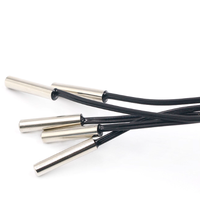 Termistor NTC Seri Standar dengan Akurasi 1% Sensor Suhu 10K Pin PC & Kabel untuk Pendingin Udara dan Refrigerasi