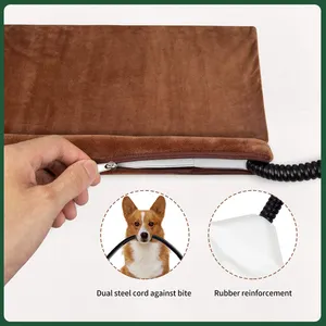 45*40cm Custom Size Hundehütte Erstellen Sie warme Matte Große beheizte Haustier elektrische Heizkissen für Hund